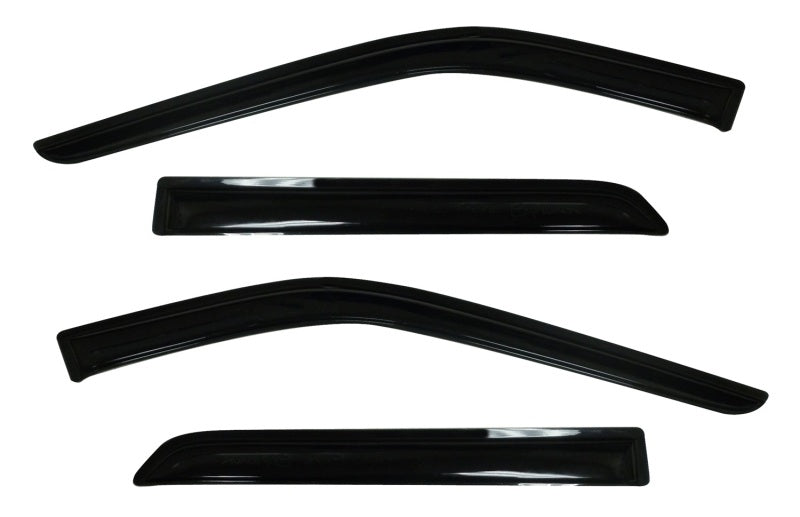 AVS 11-18 Ford Explorer Ventvisor Outside Mount Window Deflectors 4pc - Smoke AVS Wind Deflectors  AXOPROS