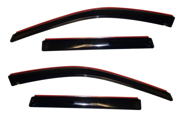 AVS 11-18 Jeep Grand Cherokee (Not L Model) Ventvisor In-Chnl FRT & RR Window Deflectors 4pc - Smk AVS Wind Deflectors  AXOPROS