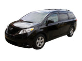 AVS 11-18 Toyota Sienna Ventvisor Outside Mount Window Deflectors 4pc - Smoke AVS Wind Deflectors  AXOPROS