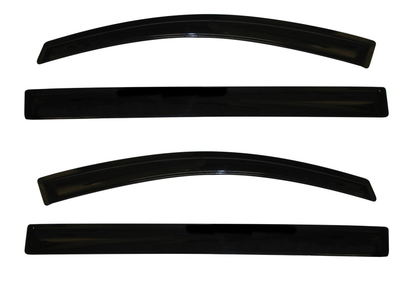 AVS 11-18 Toyota Sienna Ventvisor Outside Mount Window Deflectors 4pc - Smoke AVS Wind Deflectors  AXOPROS