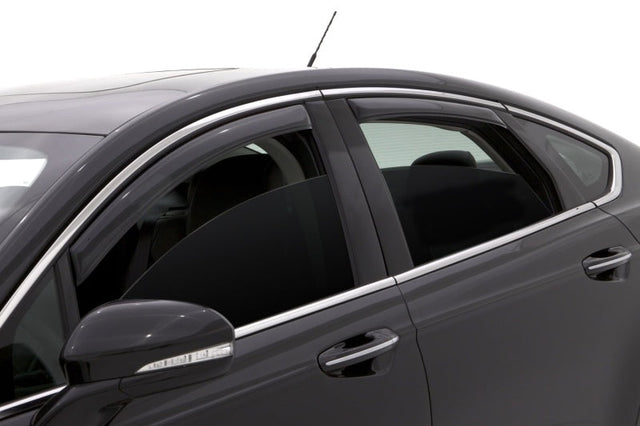 AVS 13-18 Ford Fusion Ventvisor In-Channel Front & Rear Window Deflectors 4pc - Smoke AVS Wind Deflectors  AXOPROS