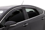 AVS 13-18 Ford Fusion Ventvisor In-Channel Front & Rear Window Deflectors 4pc - Smoke AVS Wind Deflectors  AXOPROS
