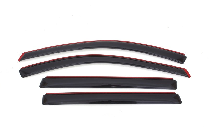 AVS 13-18 Nissan Pathfinder Ventvisor In-Channel Front & Rear Window Deflectors 4pc - Smoke AVS Wind Deflectors  AXOPROS