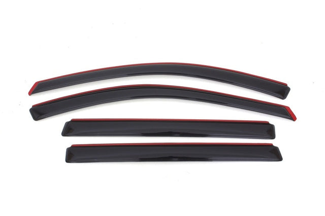 AVS 13-18 Nissan Pathfinder Ventvisor In-Channel Front & Rear Window Deflectors 4pc - Smoke AVS Wind Deflectors  AXOPROS