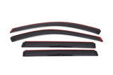 AVS 13-18 Nissan Pathfinder Ventvisor In-Channel Front & Rear Window Deflectors 4pc - Smoke AVS Wind Deflectors  AXOPROS