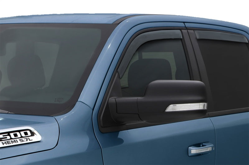 AVS 2019 Ram Quad Cab Ventvisor In-Channel Front & Rear Window Deflectors 4pc - Smoke AVS Wind Deflectors  AXOPROS