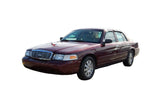 AVS 98-11 Ford Crown Victoria (Short Rears) Ventvisor Outside Mount Window Deflectors 4pc - Smoke AVS Wind Deflectors  AXOPROS