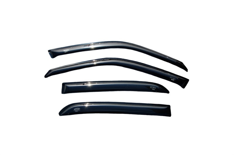 AVS 98-11 Ford Crown Victoria (Short Rears) Ventvisor Outside Mount Window Deflectors 4pc - Smoke AVS Wind Deflectors  AXOPROS