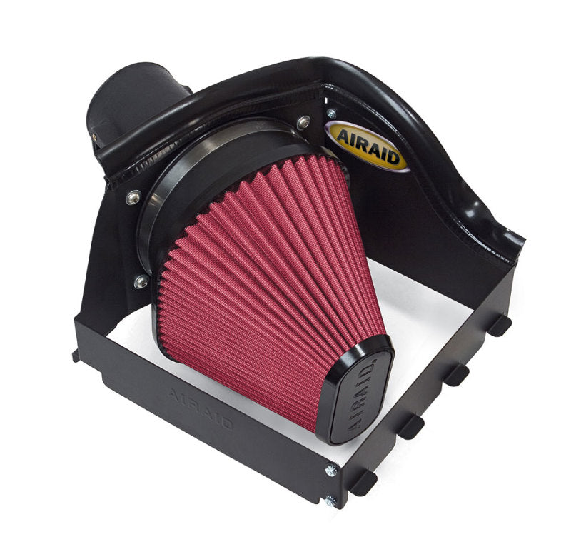 Airaid 08-10 Ford F-250/350 5.4L V8/6.8L V10 CAD Intake System w/o Tube (Oiled / Red Media) Airaid Cold Air Intakes  AXOPROS