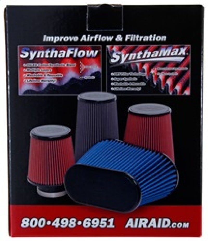Airaid 10-14 Ford Mustang Shelby 5.4L Supercharged Direct Replacement Filter - Oiled / Red Media Airaid Air Filters - Direct Fit  AXOPROS