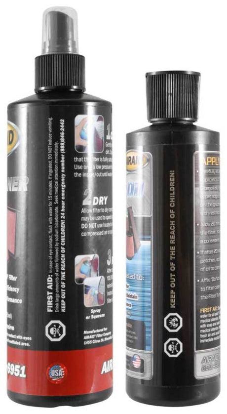 Airaid Renew Kit - 12oz Cleaner / 8oz Squeeze Oil Airaid Recharge Kits  AXOPROS
