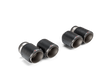Akrapovic 2021+ BMW G87 M2, G80 M3 &amp; G82 M4 Classic Carbon Design Tail Pipe Set Akrapovic Tips  AXOPROS