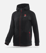 Akrapovic Mens Corpo Zip Hoodie Black - Large Akrapovic Headwear  AXOPROS