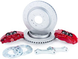 Alcon 10-14 & 17-18 Raptor/09-17 F150 360x32 Rotors 4-Piston Red Rear Brake Kit w/o Elect Park Brake Alcon Big Brake Kits  AXOPROS