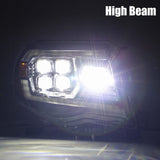 AlphaRex 05-11 Toyota Tacoma NOVA LED Projector Headlights Plank Style Black w/Activation Light/DRL AlphaRex Headlights  AXOPROS