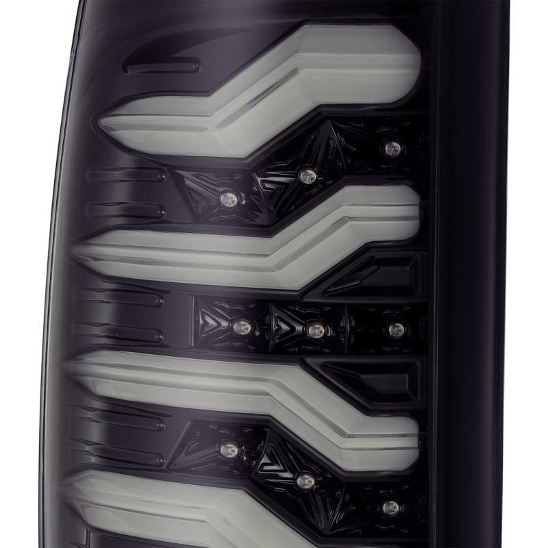 AlphaRex 09-18 Dodge Ram 1500 PRO-Series LED Tail Lights Jet Black AlphaRex Tail Lights  AXOPROS