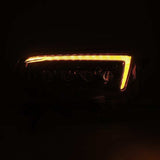 AlphaRex 10-13 Toyota 4Runner NOVA LED Proj Headlights Plank Style Alpha Black w/Seq Signal/DRL AlphaRex Headlights  AXOPROS