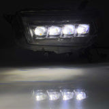 AlphaRex 10-13 Toyota 4Runner NOVA LED Projector Headlights Plank Style Black w/Seq Signal/DRL AlphaRex Headlights  AXOPROS