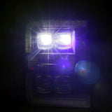 AlphaRex 11-16 Ford F-350 SD NOVA LED Proj Headlights Plank Style Chrm w/Activ Light/Seq Signal AlphaRex Headlights  AXOPROS