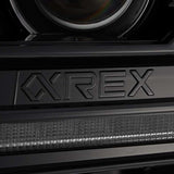 AlphaRex 12-15 Toyota Tacoma LUXX LED Projector Headlights Plank Style Black w/DRL AlphaRex Headlights  AXOPROS