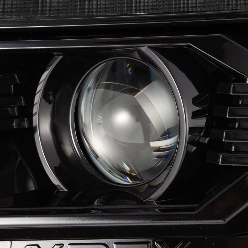 AlphaRex 12-15 Toyota Tacoma PRO-Series Projector Headlights Plank Style Alpha Black w/DRL AlphaRex Headlights  AXOPROS