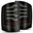 AlphaRex 14-18 GMC Sierra 1500 PRO-Series LED Tail Lights Jet Black AlphaRex Tail Lights  AXOPROS