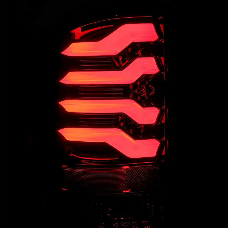 AlphaRex 14-18 GMC Sierra 1500 PRO-Series LED Tail Lights Jet Black AlphaRex Tail Lights  AXOPROS