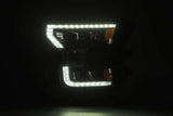 AlphaRex 17-20 Ford Raptor NOVA LED Proj Headlights Plank Style Alpha Black w/Activ Light/Seq Signal AlphaRex Headlights  AXOPROS