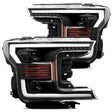 AlphaRex 18-20 Ford F-150 LUXX Style Projector Headlights Alpha Black w/Activation Light/DRL AlphaRex Headlights  AXOPROS