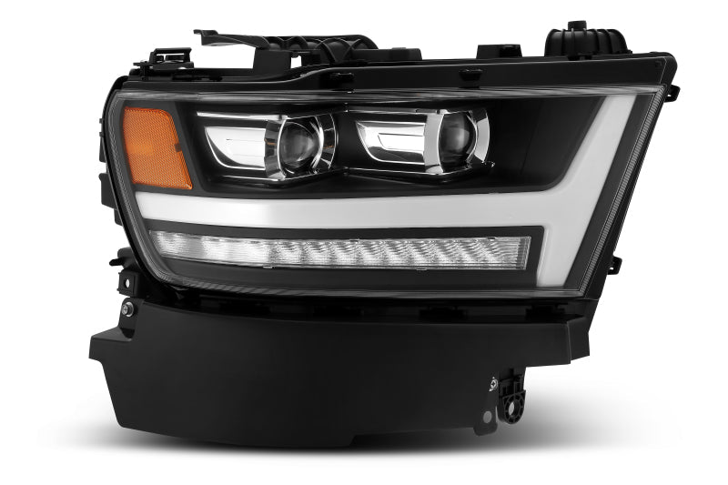AlphaRex 19-20 Ram 1500HD PRO-Series Proj Headlight Plnk Style Blk w/Activ Light/Seq Signal/Plnk DRL AlphaRex Headlights  AXOPROS