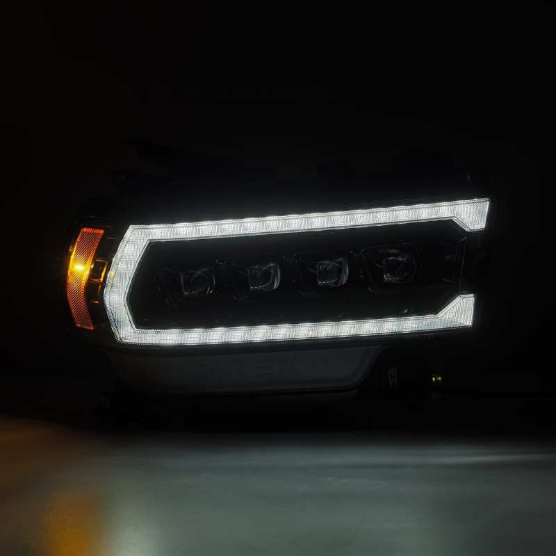 AlphaRex 19-21 Ram 2500 NOVA LED Proj Headlights Plank Style Alpha Blk w/Activ Light/Seq Signal/DRL AlphaRex Headlights  AXOPROS