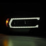 AlphaRex 19-21 Ram 2500 PRO-Series Projector Headlights Plank Style Alpha Black w/Activation Light AlphaRex Headlights  AXOPROS