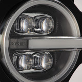 AlphaRex 21-23 Ford Bronco NOVA LED Projector Headlights Black AlphaRex Headlights  AXOPROS