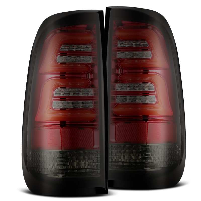 AlphaRex 97-03 Ford F-150 (Excl 4 Door SuperCrew Cab) PRO-Series LED Tail Lights Red Smoke AlphaRex Tail Lights  AXOPROS