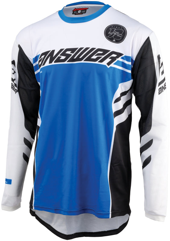 Answer 25 Arkon Nitrus Jersey Blue/Black/White - Large Answer Jerseys  AXOPROS