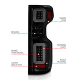 Anzo 19-21 Chevy Silverado Full LED Tailights Black Housing Smoke Lens G2 (w/C Light Bars) ANZO Tail Lights  AXOPROS