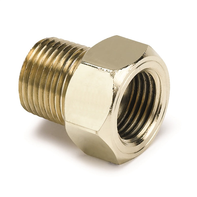 Autometer 3/8in Brass NPT Mechanical Temp Adapter AutoMeter Gauges  AXOPROS