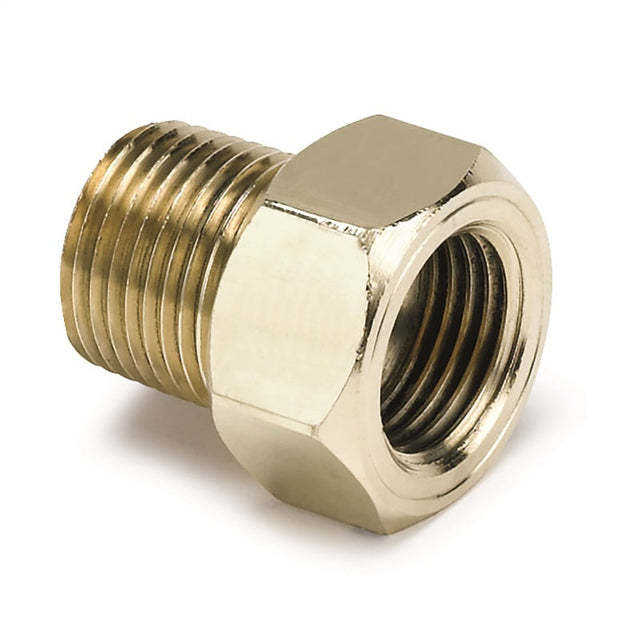 Autometer 3/8in Brass NPT Mechanical Temp Adapter AutoMeter Gauges  AXOPROS
