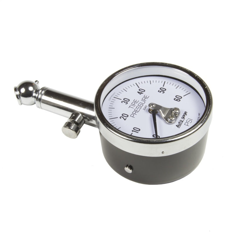 Autometer 60 PSi Peak/Hold Mechanical Tire Pressure Gauge AutoMeter Gauges  AXOPROS