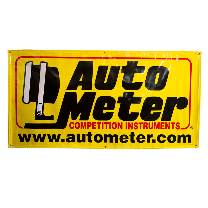 Autometer 6ft x 3ft Race Banner AutoMeter Marketing  AXOPROS