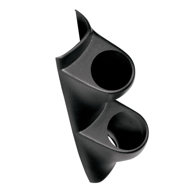 Autometer 79-93 Ford Mustang Dual 2 1/16 Inch Black Gauge Pod AutoMeter Gauge Pods  AXOPROS