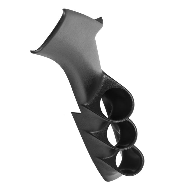 Autometer 89-94 Nissan 240SX Black Triple 52mm Pillar Pod AutoMeter Gauge Pods  AXOPROS