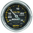 Autometer Carbon Fiber 52mm 30 PSI Mechanical Boost Gauge AutoMeter Gauges  AXOPROS