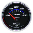 Autometer Cobalt 52.4mm 100-250 deg. F Short Sweep Electronic Water Temperature Gauge AutoMeter Gauges  AXOPROS