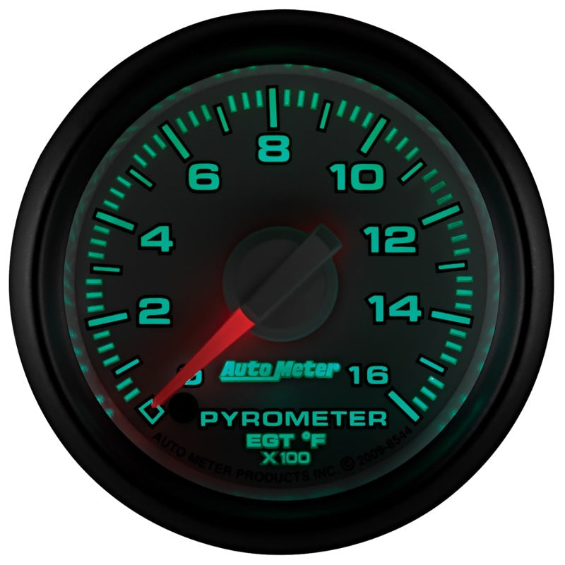Autometer Factory Match 52.4mm Full Sweep Electronic 0-1600 Deg F EGT/Pyrometer Gauge AutoMeter Gauges  AXOPROS