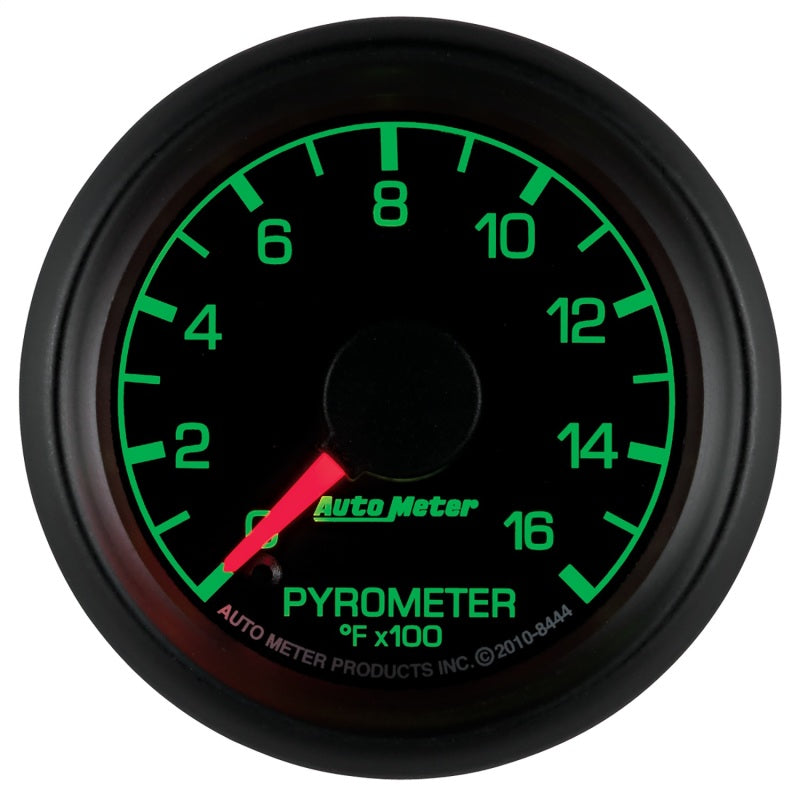Autometer Factory Match Ford 52.4mm Full Sweep Electronic 0-1600 Deg F EGT/Pyrometer Gauge AutoMeter Gauges  AXOPROS