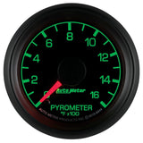 Autometer Factory Match Ford 52.4mm Full Sweep Electronic 0-1600 Deg F EGT/Pyrometer Gauge AutoMeter Gauges  AXOPROS