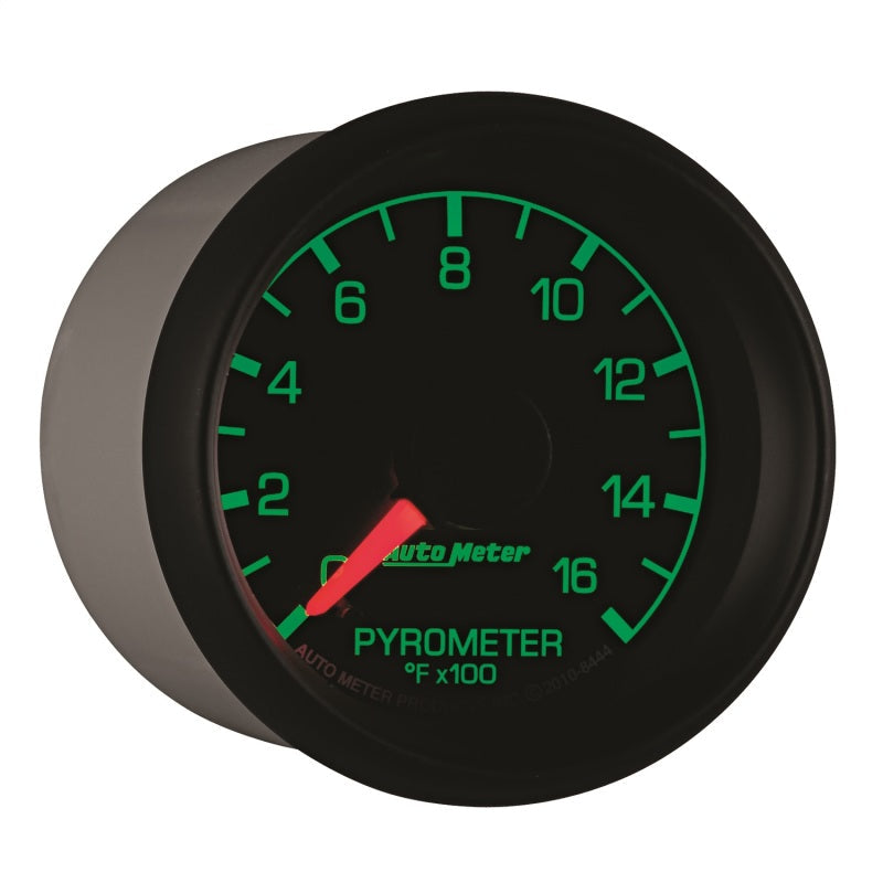 Autometer Factory Match Ford 52.4mm Full Sweep Electronic 0-1600 Deg F EGT/Pyrometer Gauge AutoMeter Gauges  AXOPROS