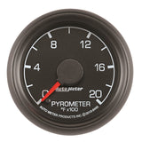 Autometer Factory Match Ford 52.4mm Full Sweep Electronic 0-2000 Deg F EGT/Pyrometer Gauge AutoMeter Gauges  AXOPROS