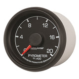 Autometer Factory Match Ford 52.4mm Full Sweep Electronic 0-2000 Deg F EGT/Pyrometer Gauge AutoMeter Gauges  AXOPROS